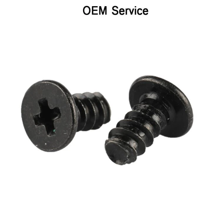 Black Small Self Tapping Screws