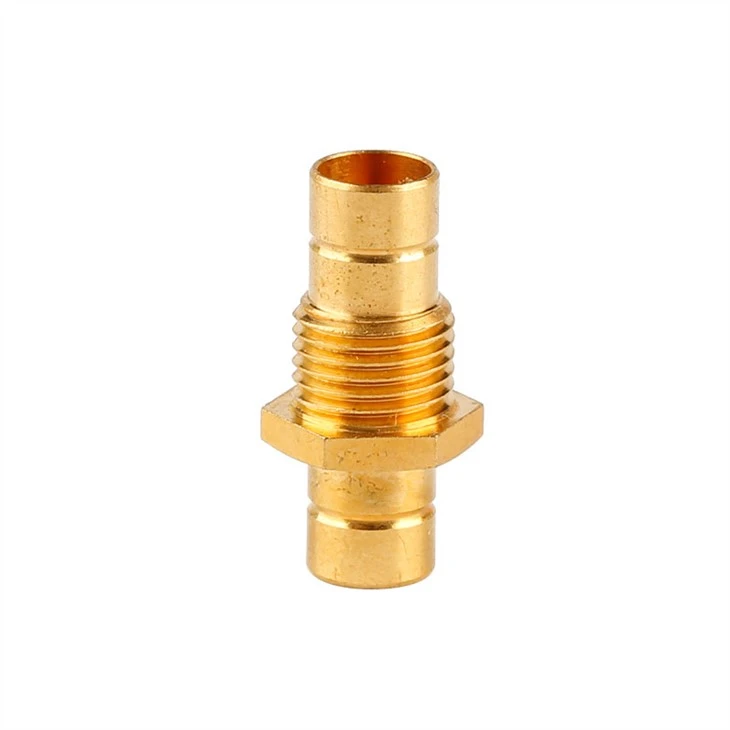 Yellow hole CNC brass machined parts